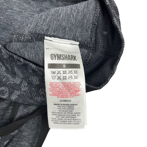 Gymshark Womens Black Leopard Print Crossback Sports Bra S - Picture 6 of 7